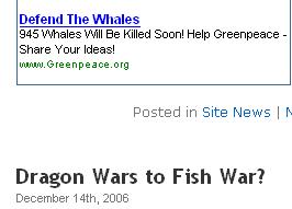 google ad fish wars