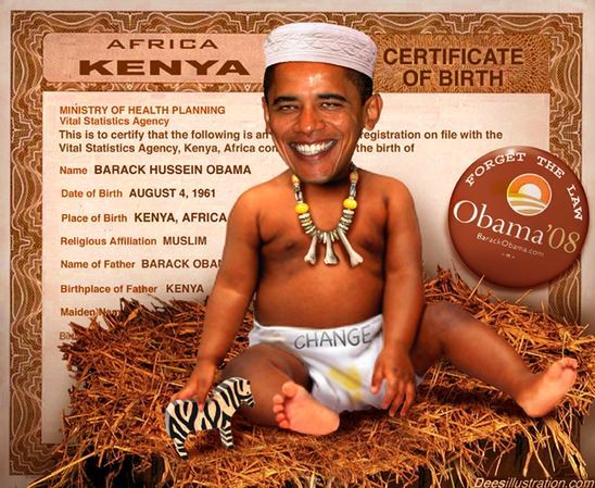 It's not racist! Obama was born in Africa and that's how they all dress there!
