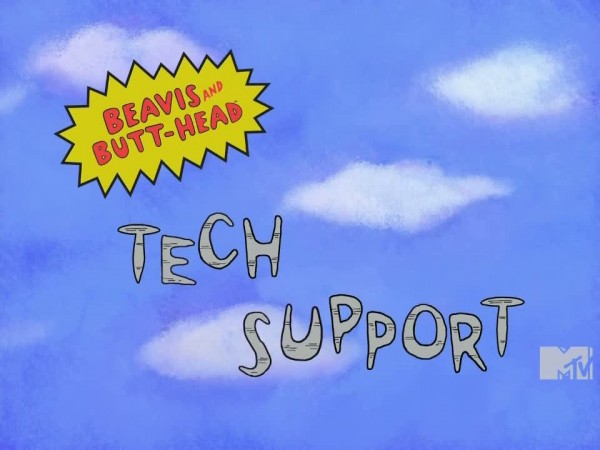 Beavis and Butthead Tech Support
